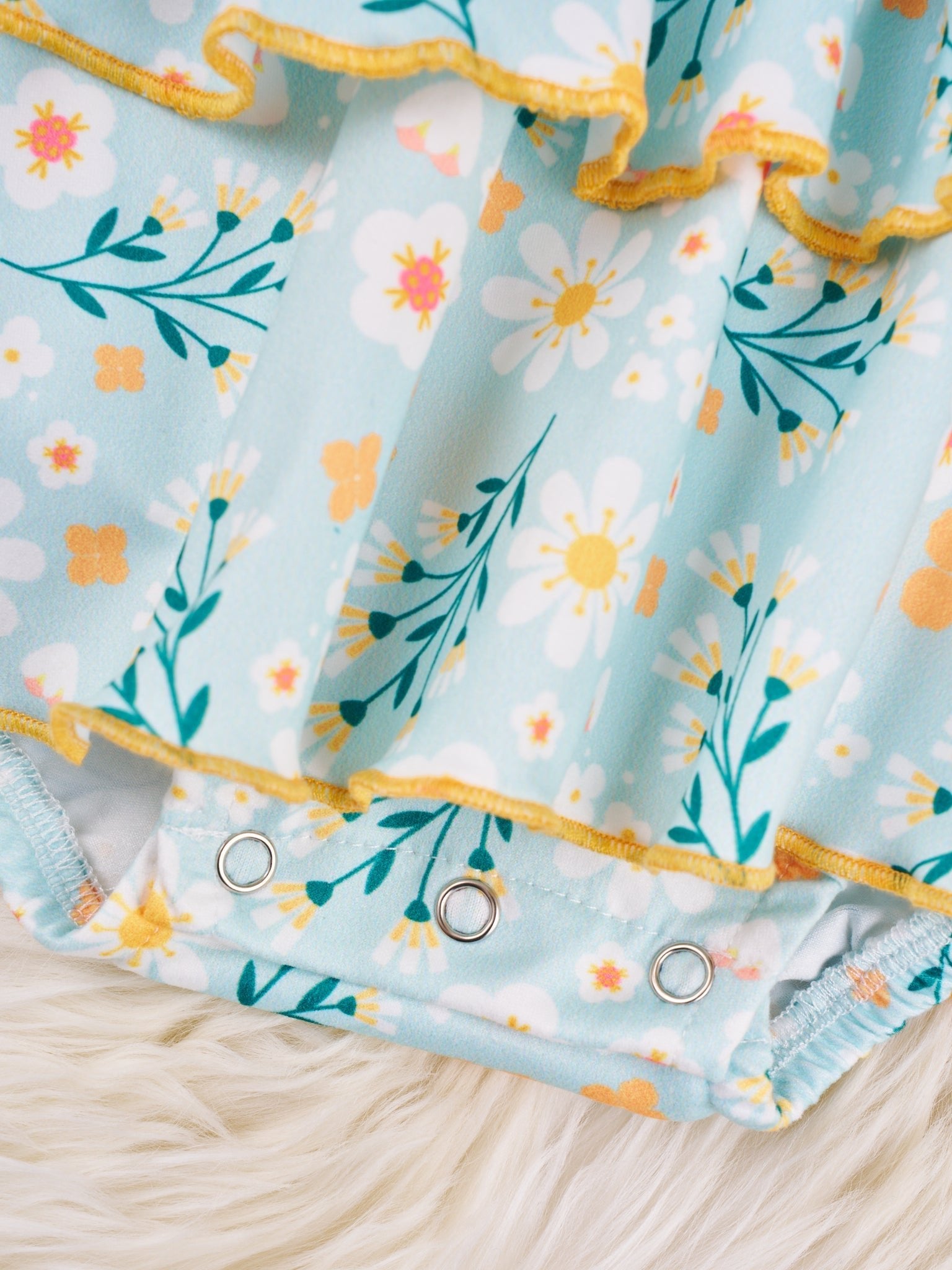 Daisy Flutter Sleeve Dressy Romper - Marie Nicole Clothing