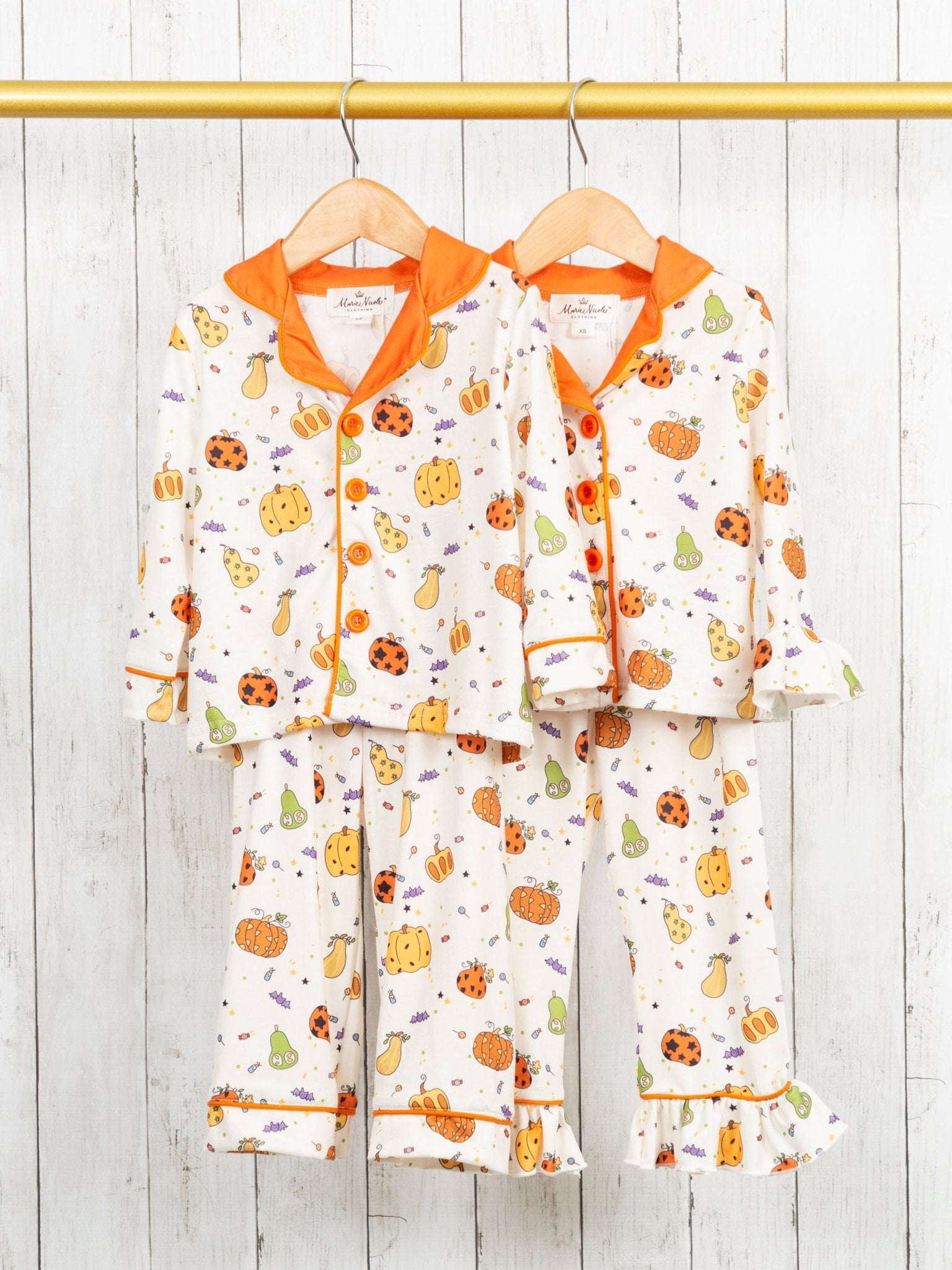 Pumpkin Spice & Spooky Nights Pajamas - Marie Nicole Clothing