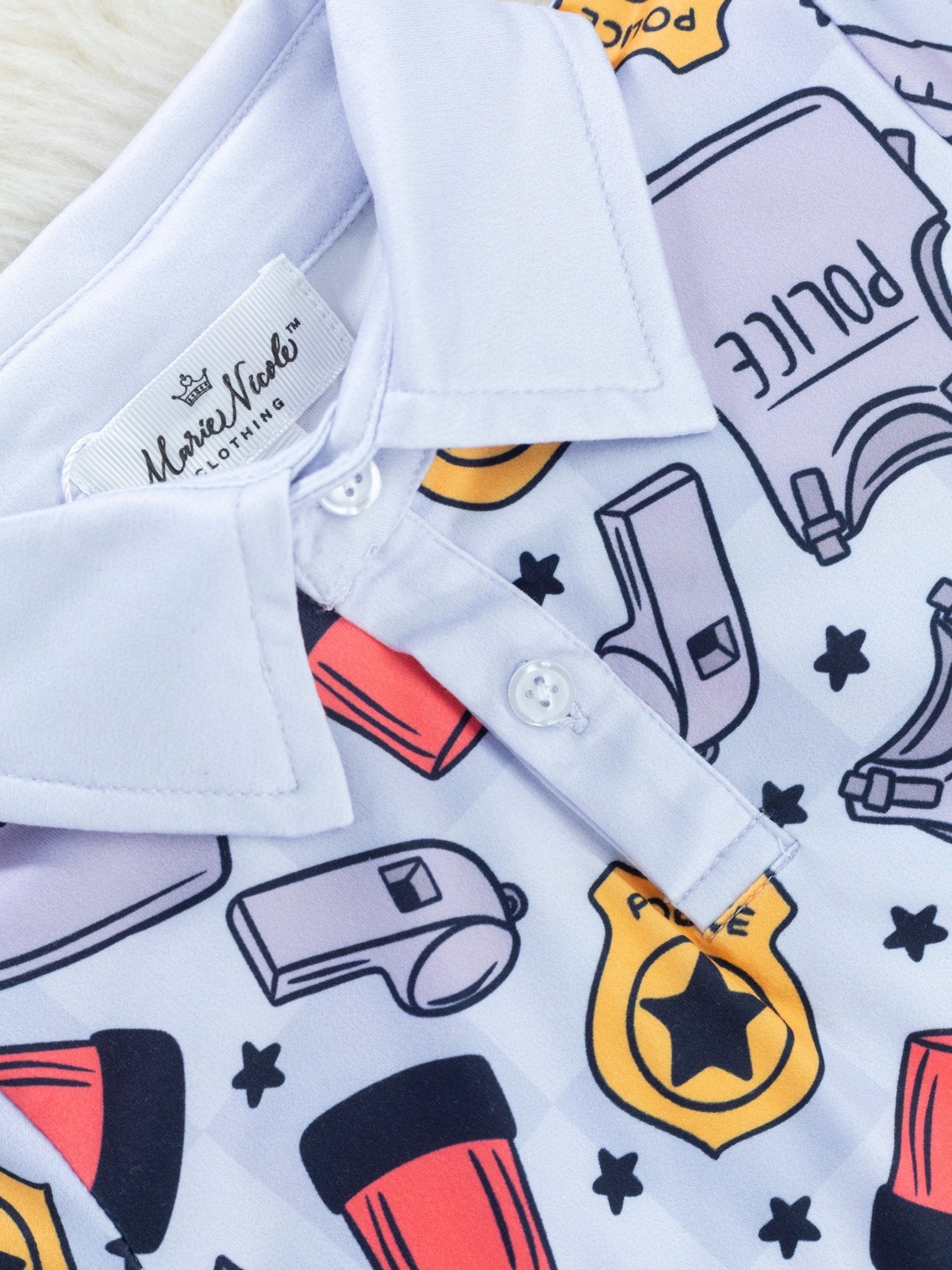 Police Party Polo Outfit - Marie Nicole Clothing